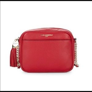 NWT Karl Lagerfeld Leather Crossbody bag